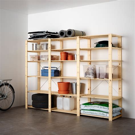 Things like food or towels lie visible and secure on the metal <strong>shelves</strong>. . Ikea shelving storage
